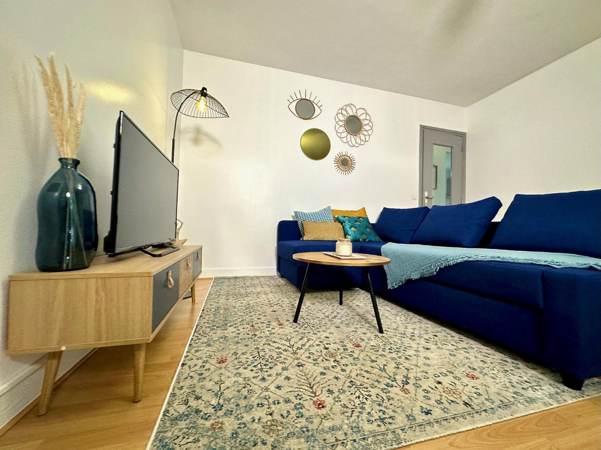 Apartamento Le Bleu Soleil - A 2 Min Du Metro - 7 Min De Paris Maisons-Alfort Exterior foto