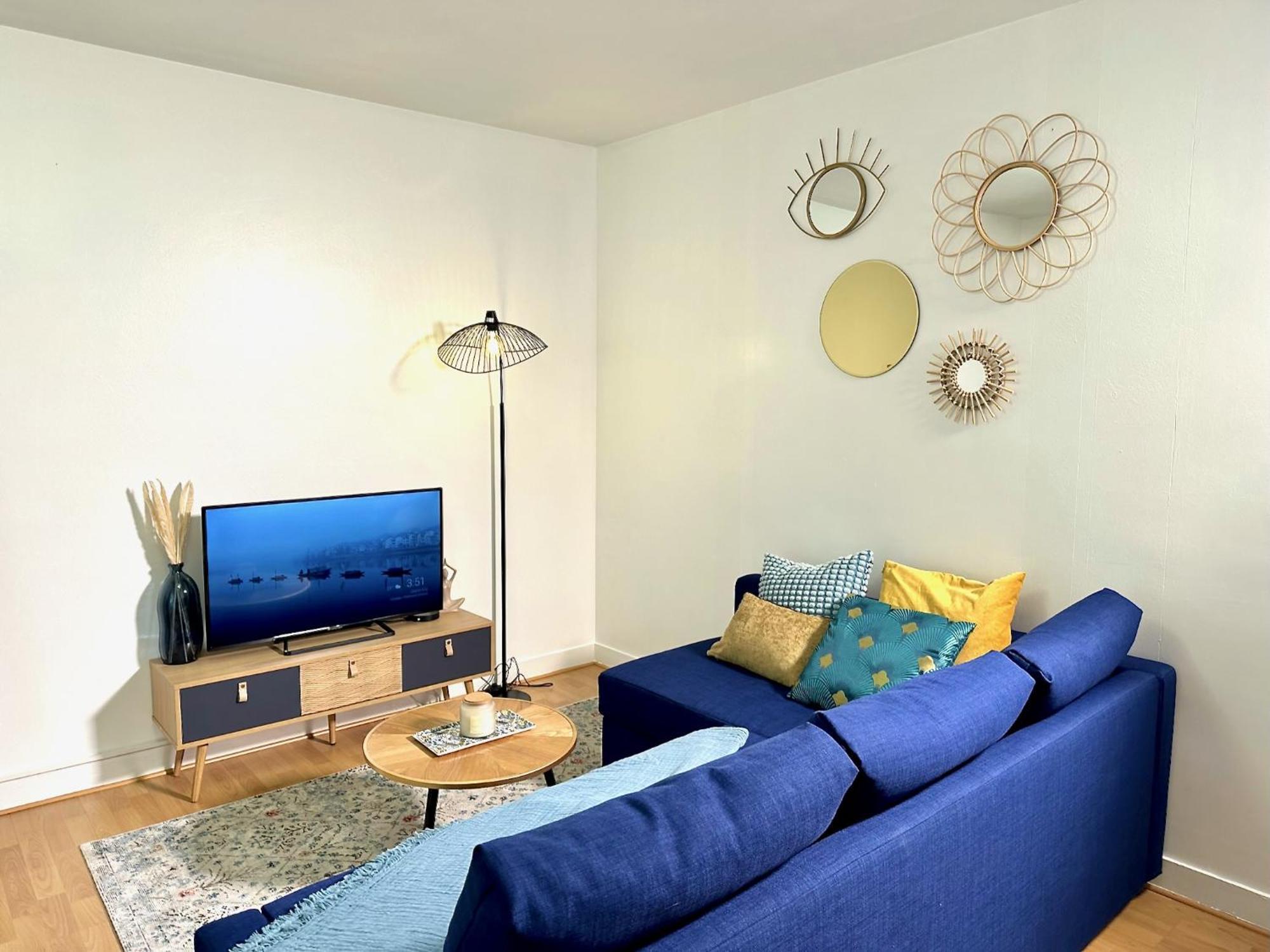 Apartamento Le Bleu Soleil - A 2 Min Du Metro - 7 Min De Paris Maisons-Alfort Exterior foto